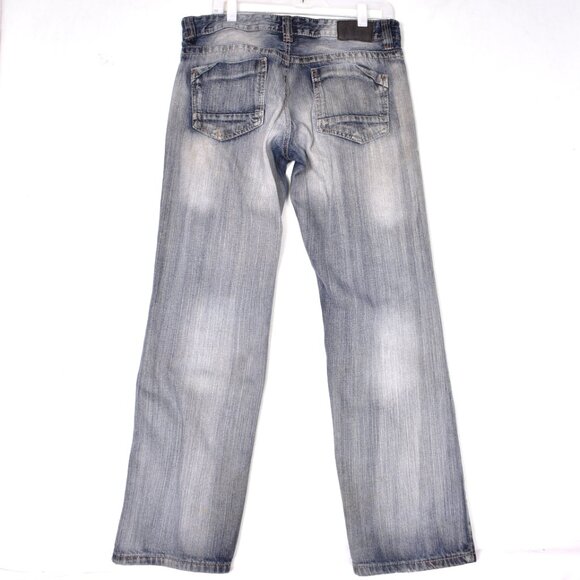 MK Machine Men's Blue Jeans Size 34/32 See Photos - Picture 4 of 9